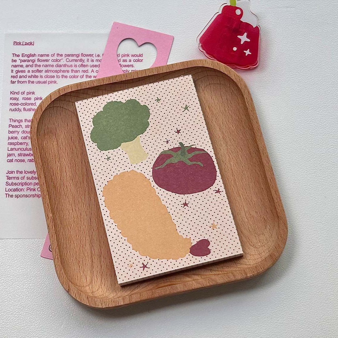 Pastel Illustrated Memo Pads