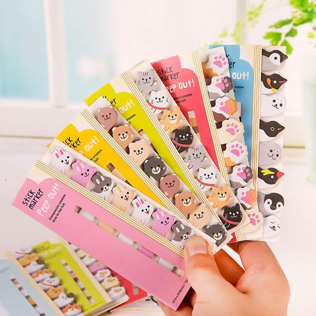 Animal Sticky Note Tabs