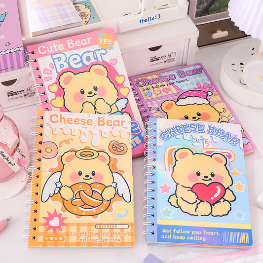 Cheese Bear Holographic Notebook