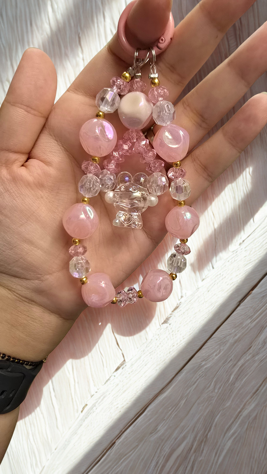 Pink Pop Phone Charm