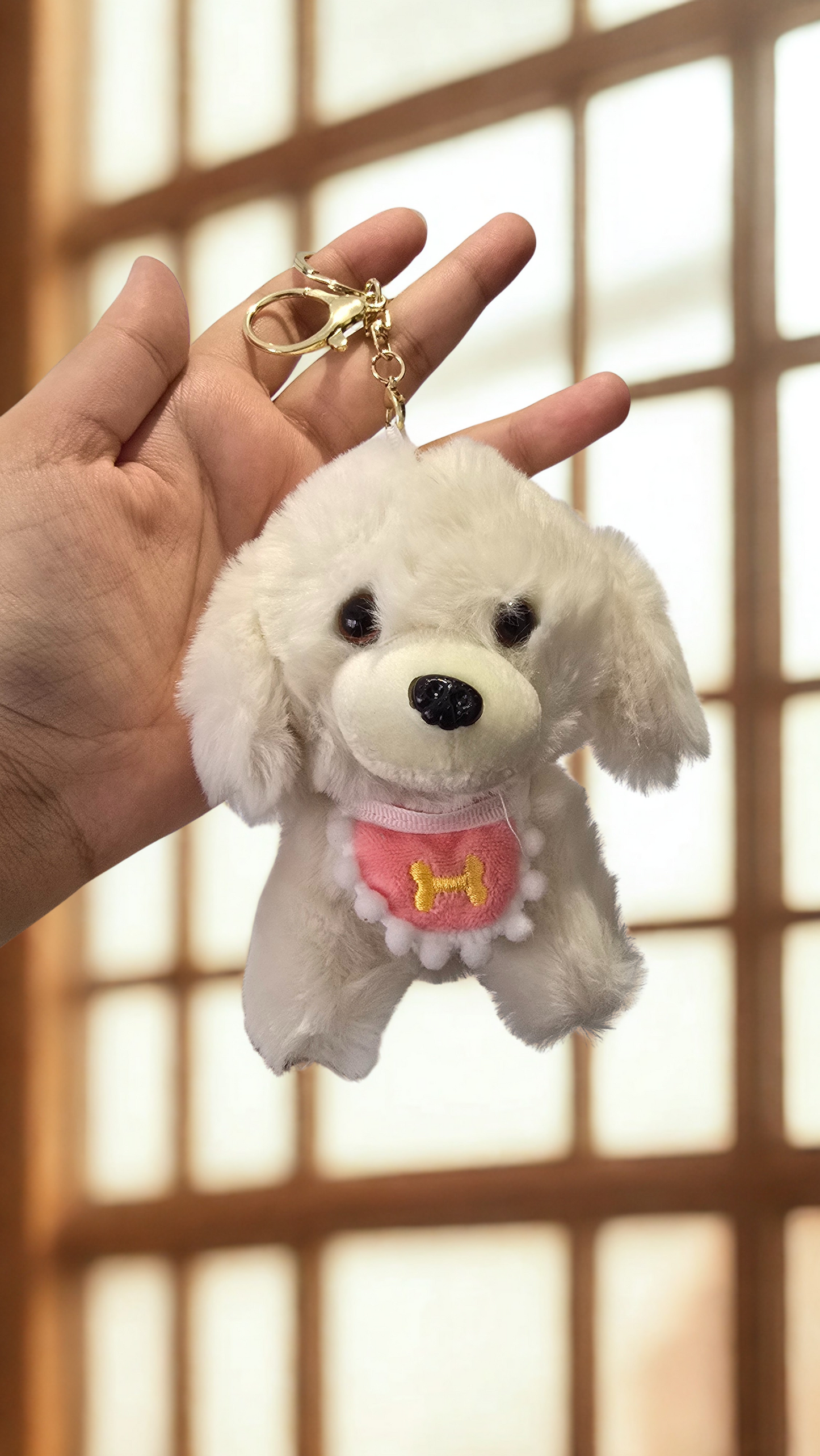 Dog Plush Keychain