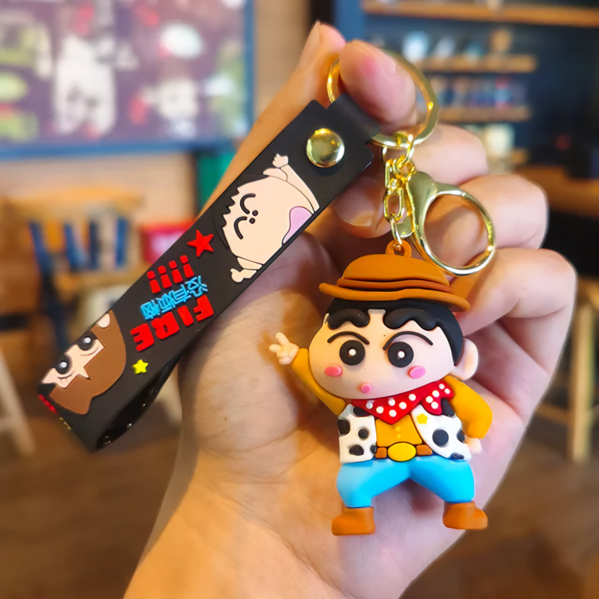 Shinchan Cosplay Keychain