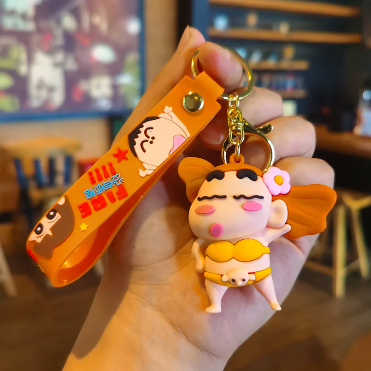 Shinchan Cosplay Keychain