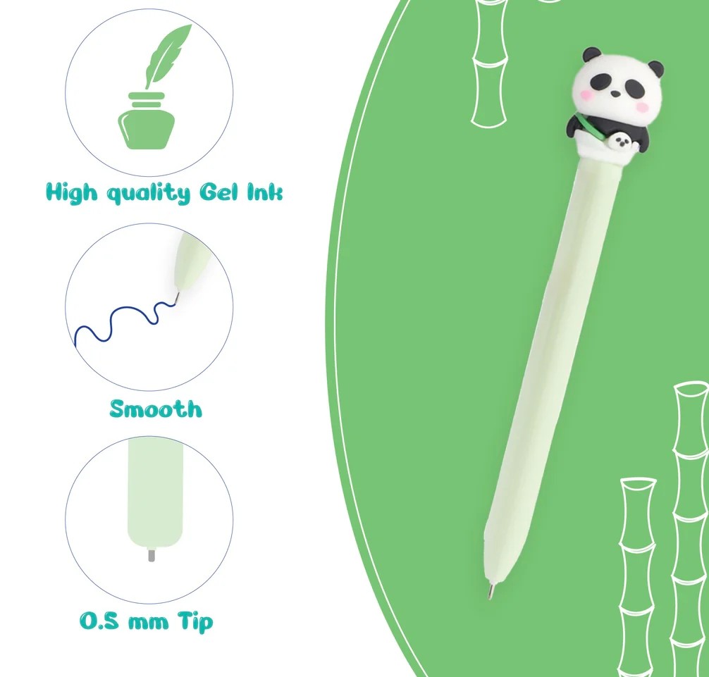 Lovely Panda Bamboo Pen