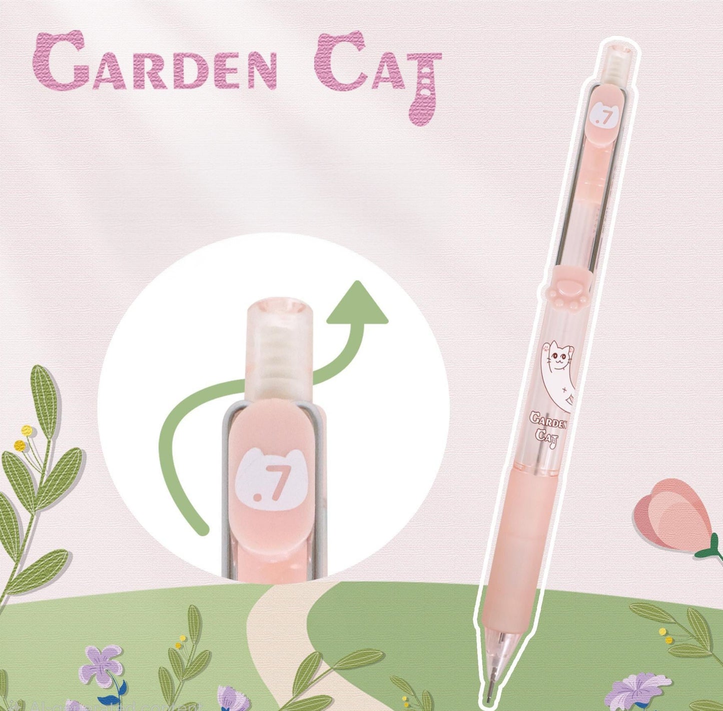 Garden Cat Mechanical Pencil