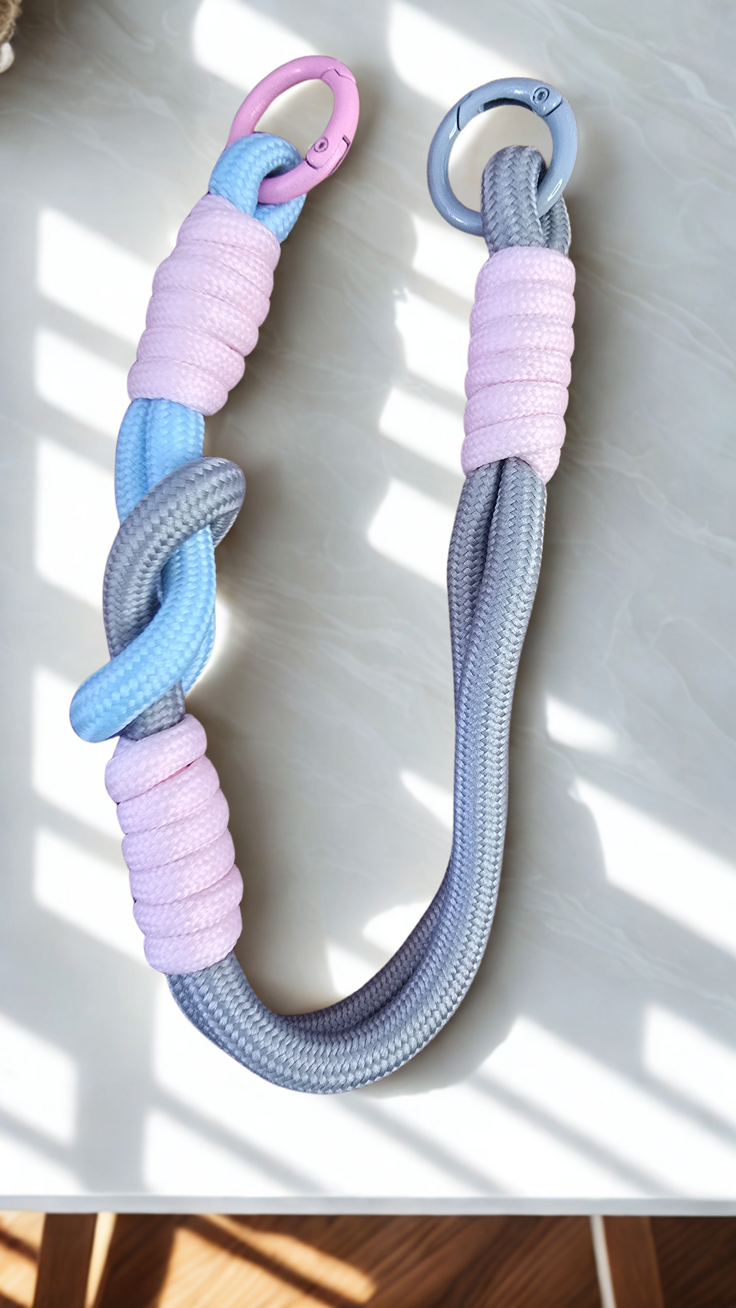 Knot Loom Phone Charm