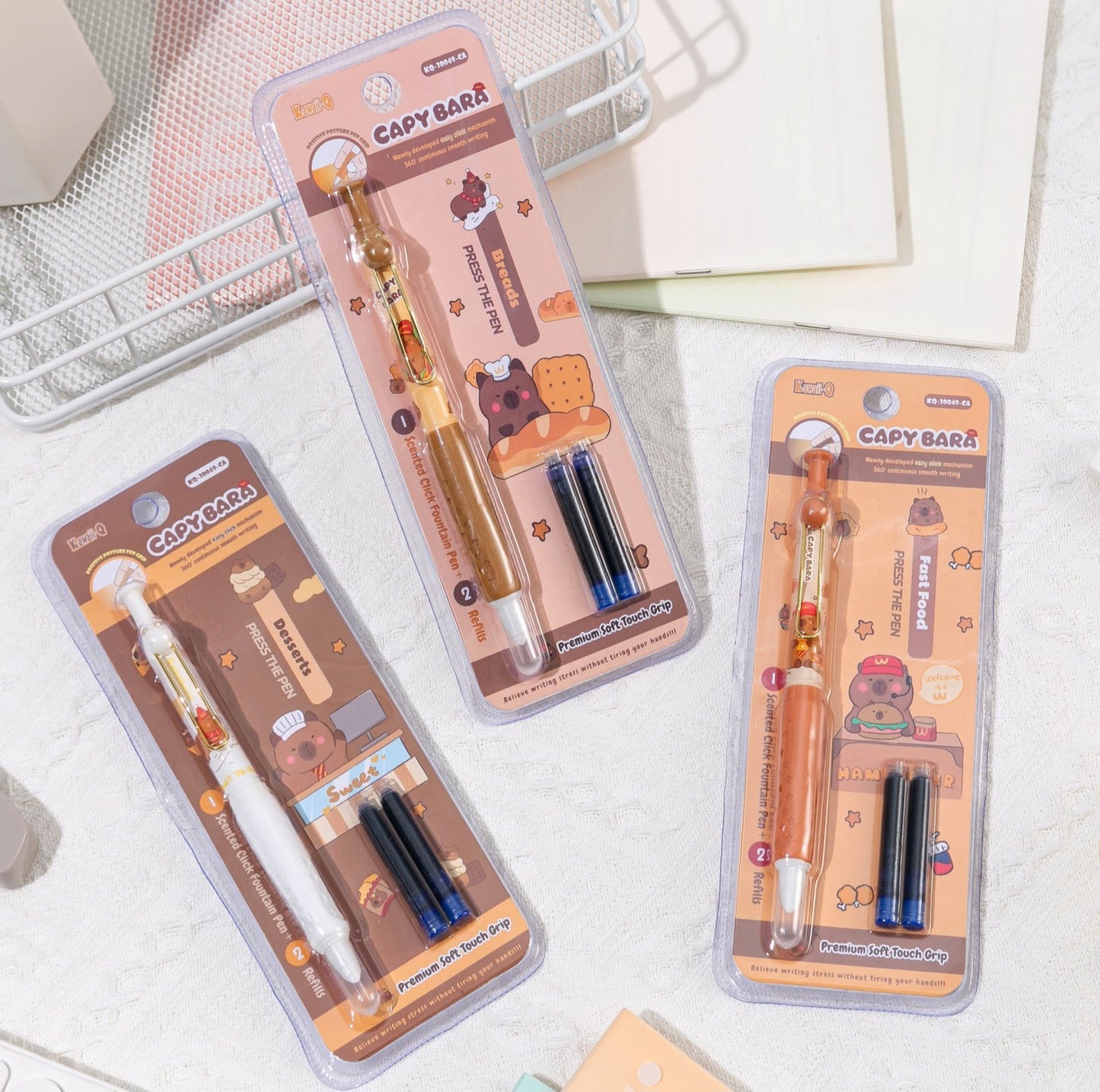 Capybara Clickable Fountain Pen