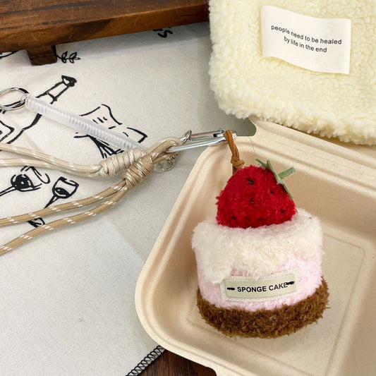 Plush Strawberry Shortcake Bag Charm