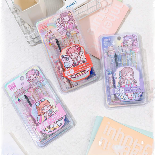 Kurumi Erasable Fountain Pen Set