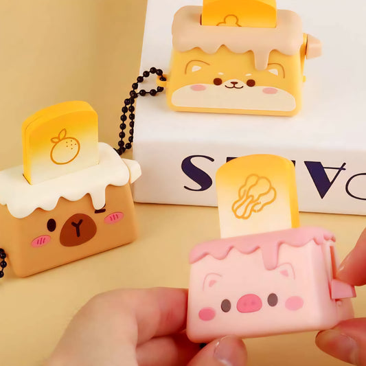 Pop-Up Toaster Keychain
