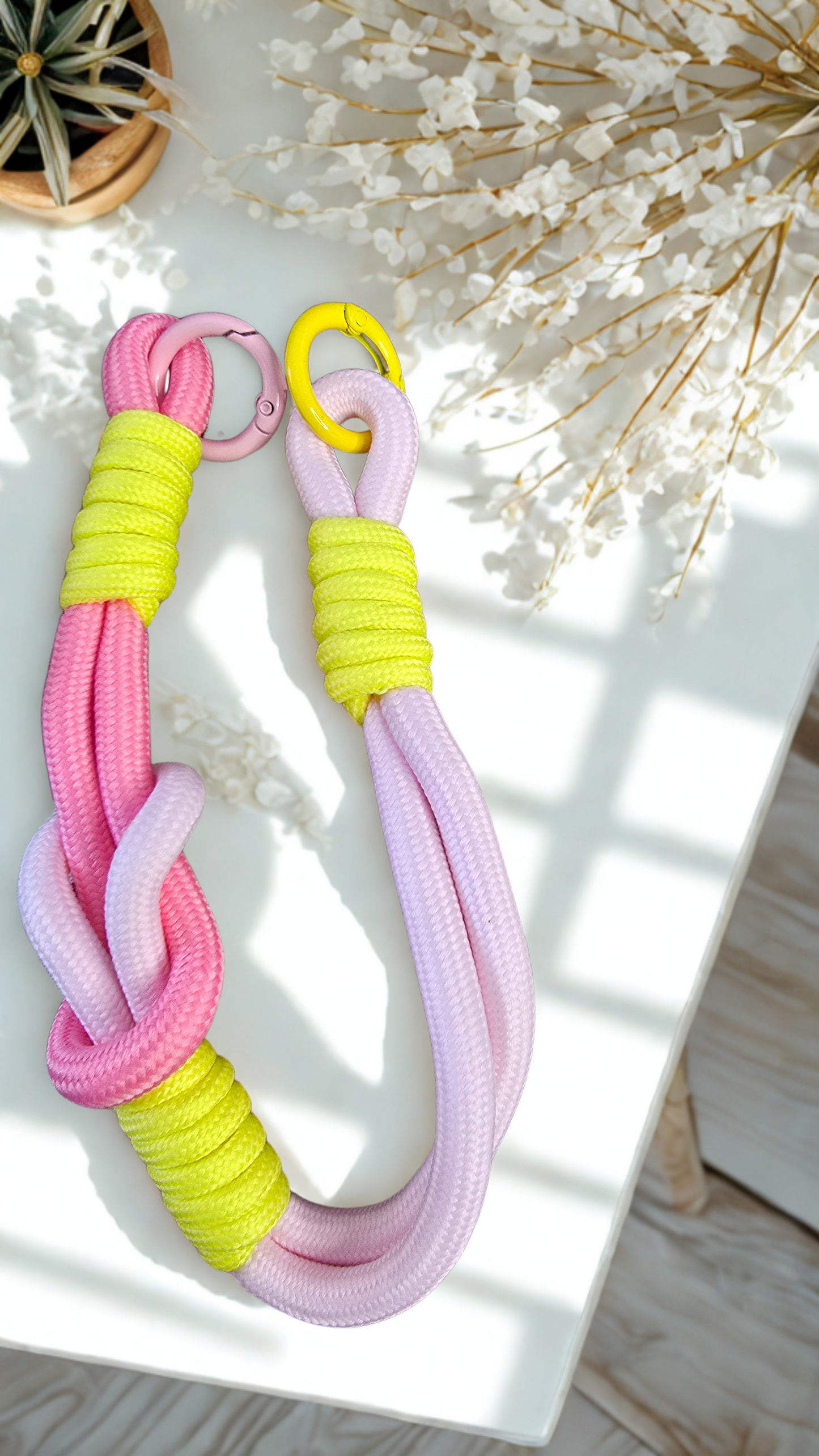 Knot Loom Phone Charm