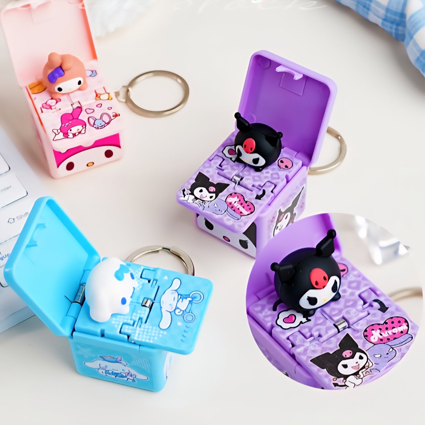 Kuromi Pop-Up Keychain