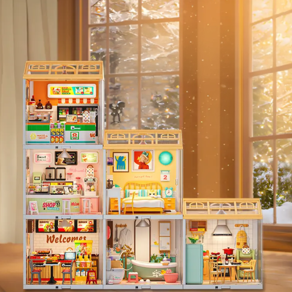 Miniature Bedroom DIY Kit