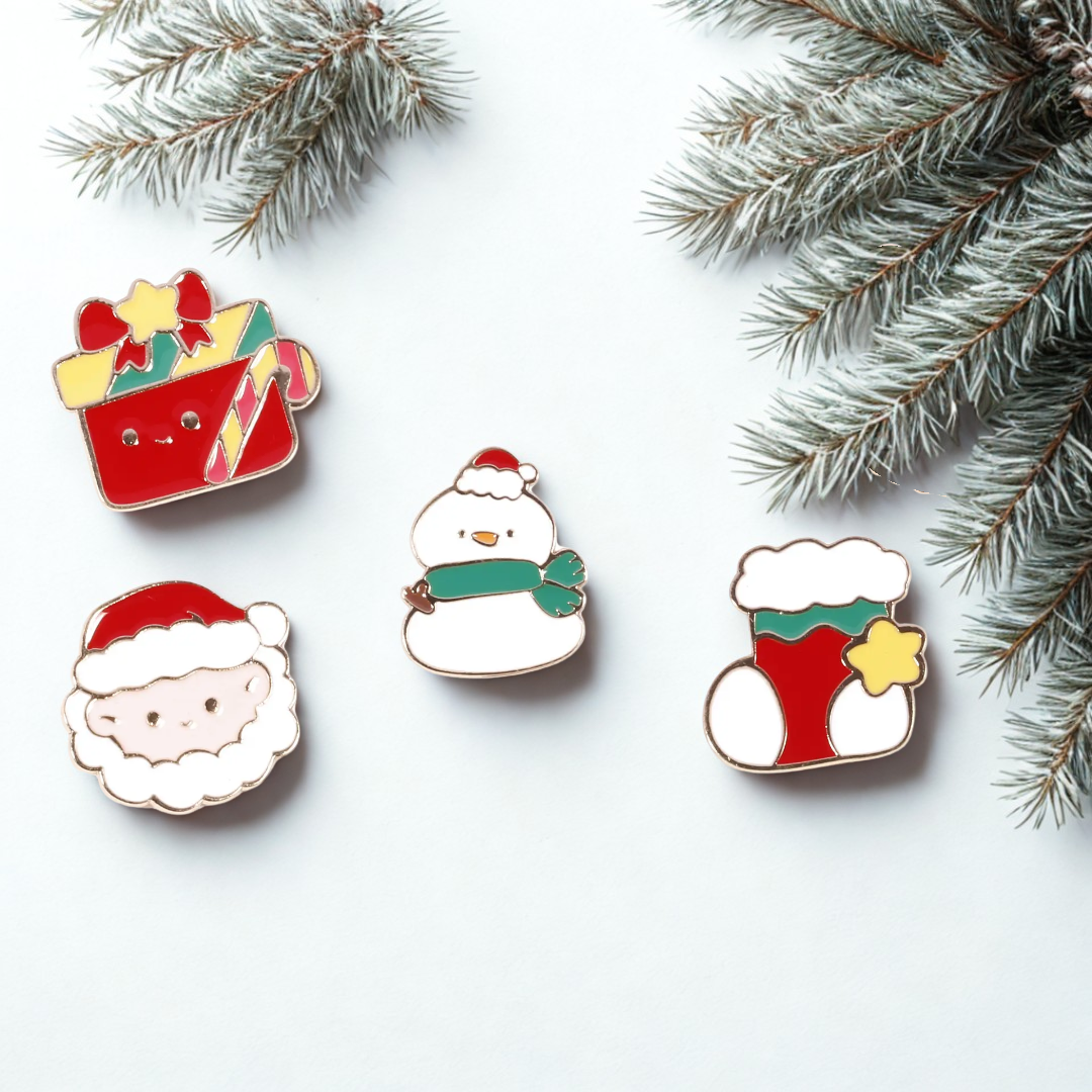 Christmas Enamel Pins