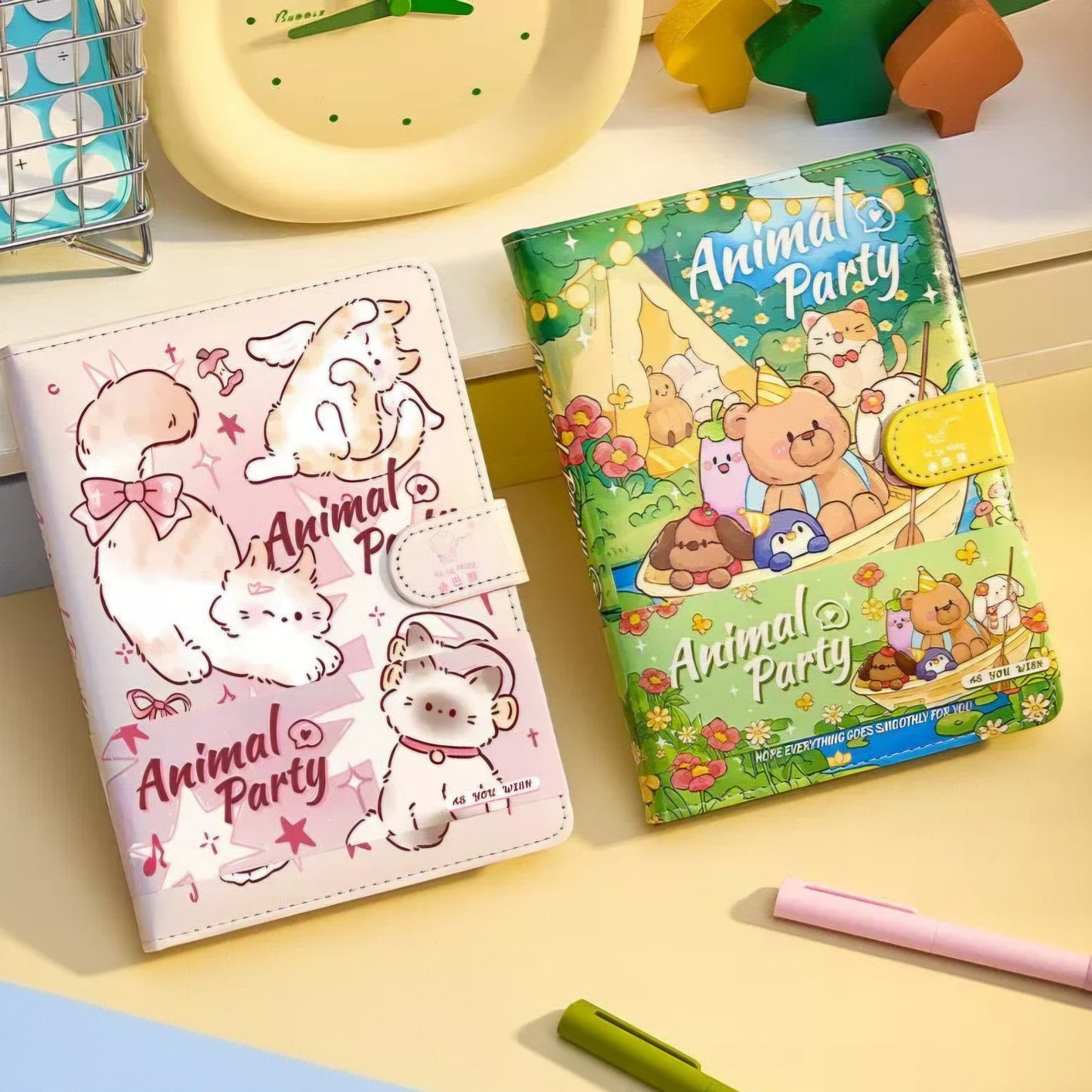Kawaii Animal Party Notebook