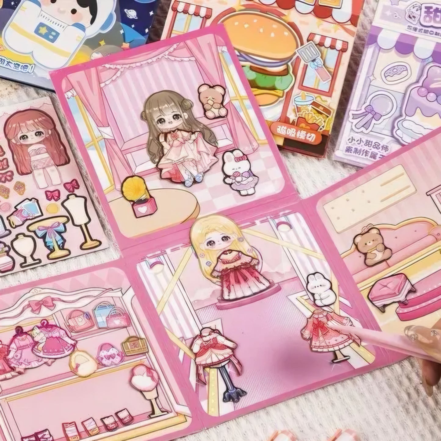 Kawaii Magnetic Sticker Book