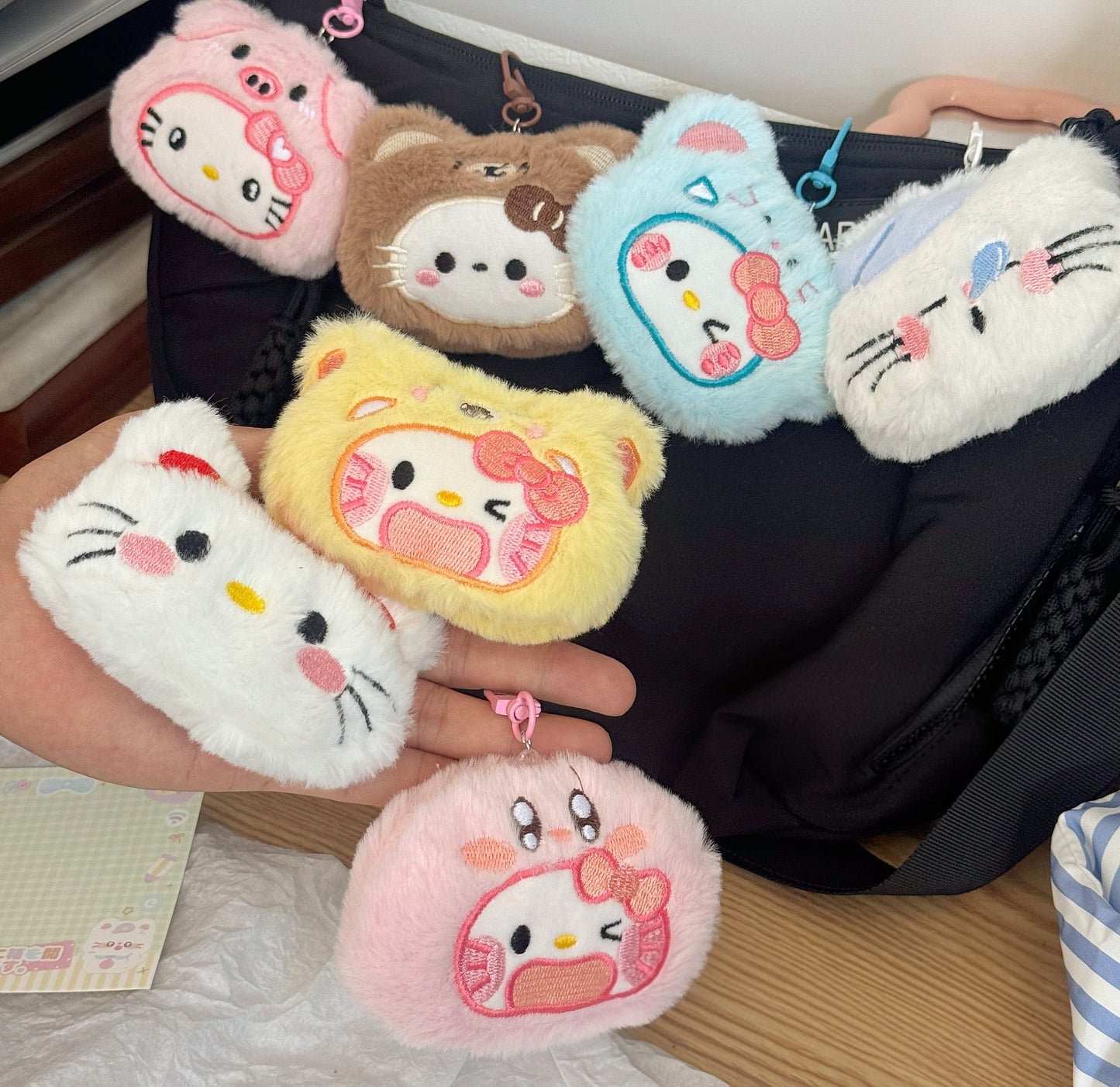 Hello Kitty Cosplay Plush Keychain