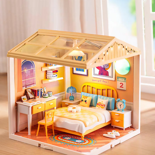 Miniature Bedroom DIY Kit