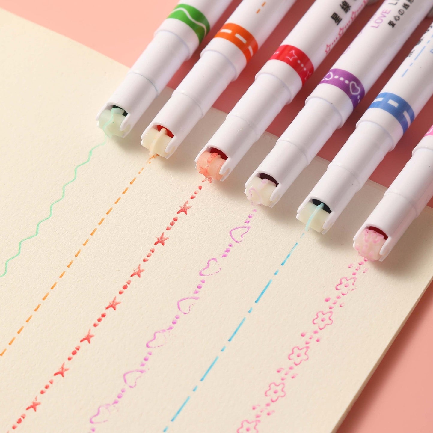 Linear Roller Pen (Set of 6)