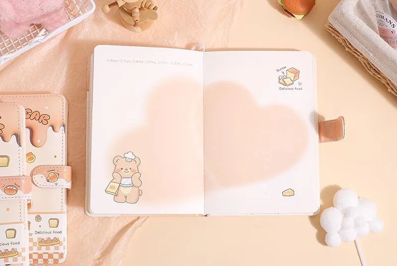 Bread Bear Undated Planner
