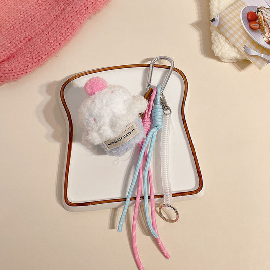 Plush Cupcake Bag Charm
