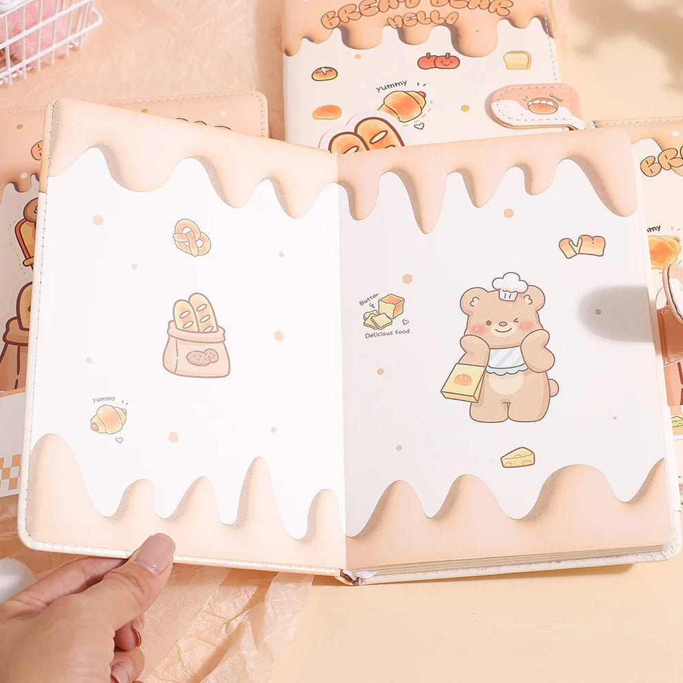 Bread Bear Undated Planner