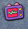 Cartoon TV Enamel Pin