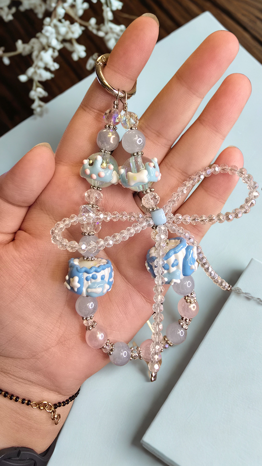 Bow Blush Phone Charm