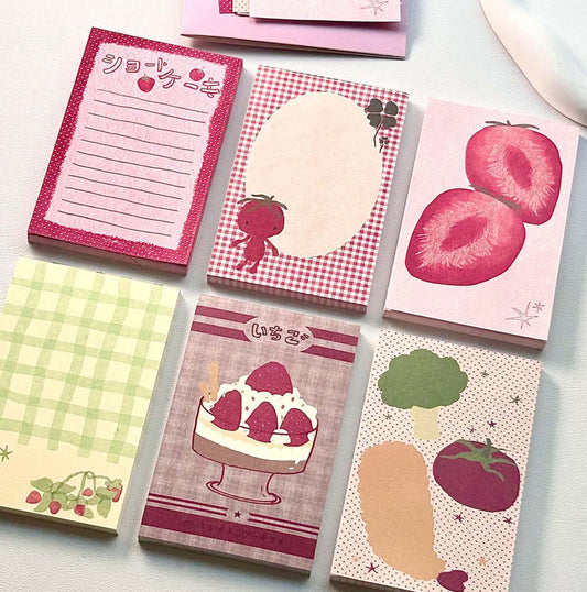 Pastel Illustrated Memo Pads