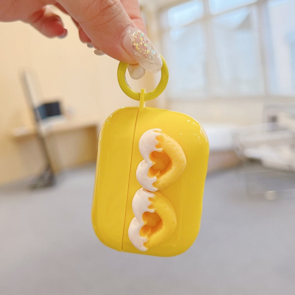 Yellow Heart Airpod Case