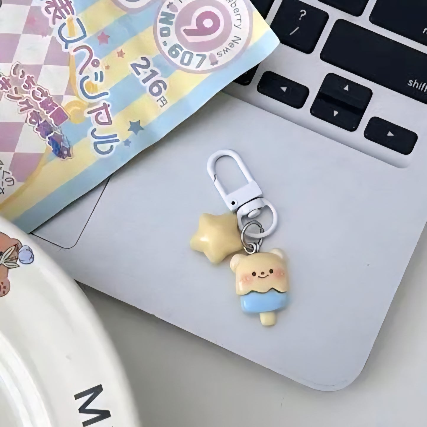 Butter Bear Keychain