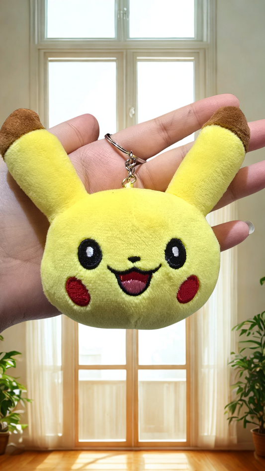 Pikachu Plush Keychain / Bag Charm