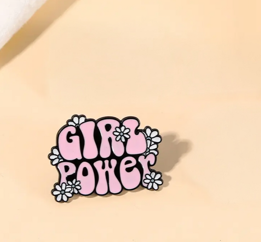 Girl Power Enamel Pin