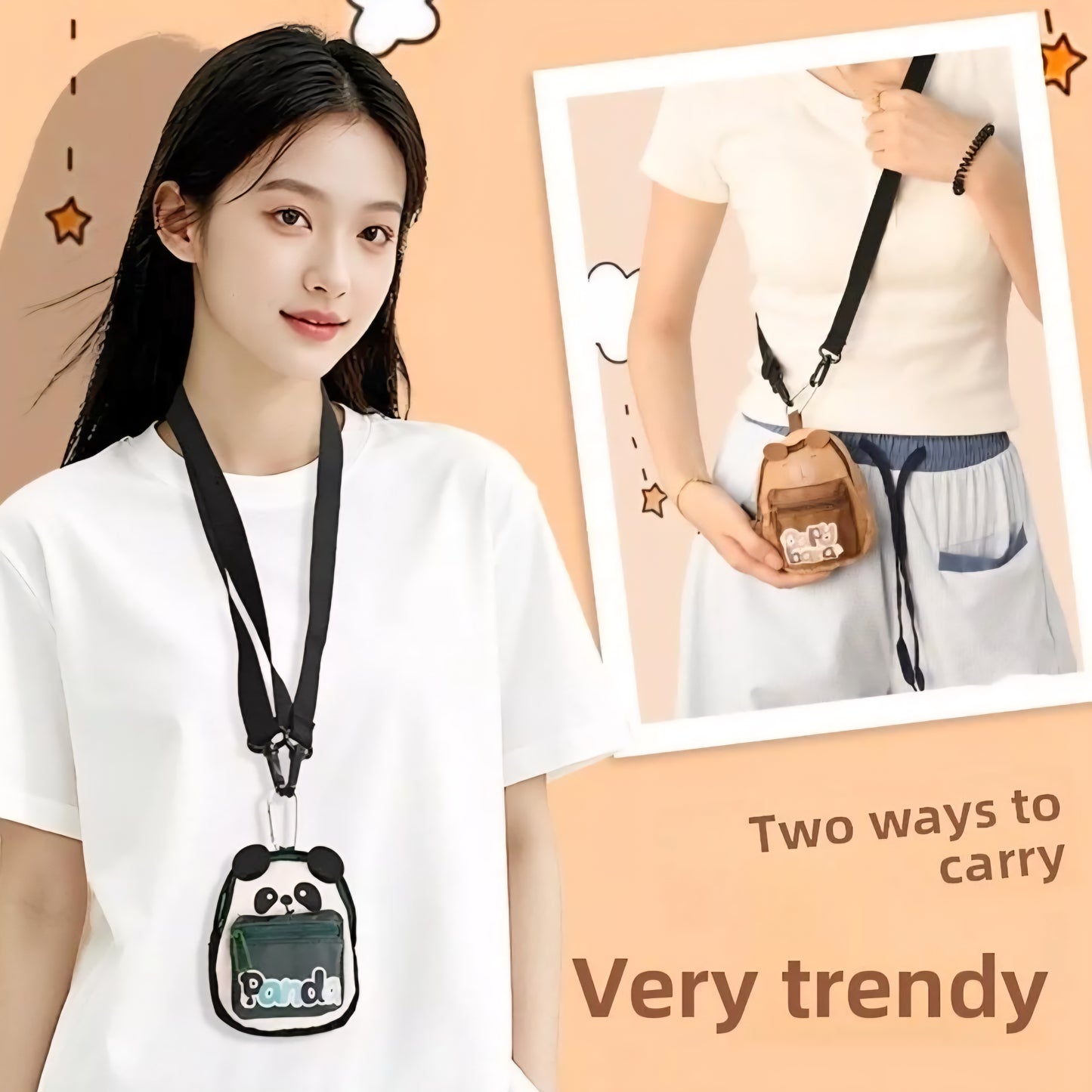 Mini Backpack Coin Pouch