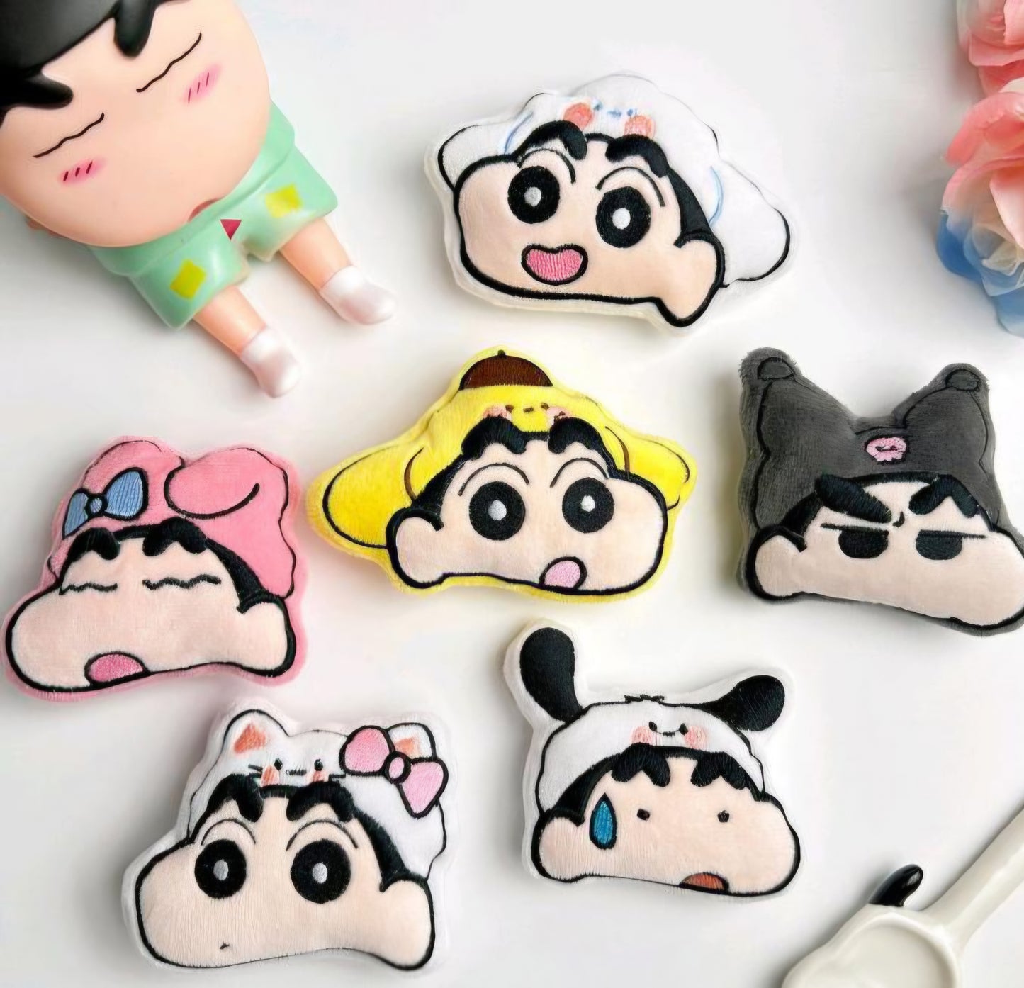 Shinchan X Sanrio Plush Charm