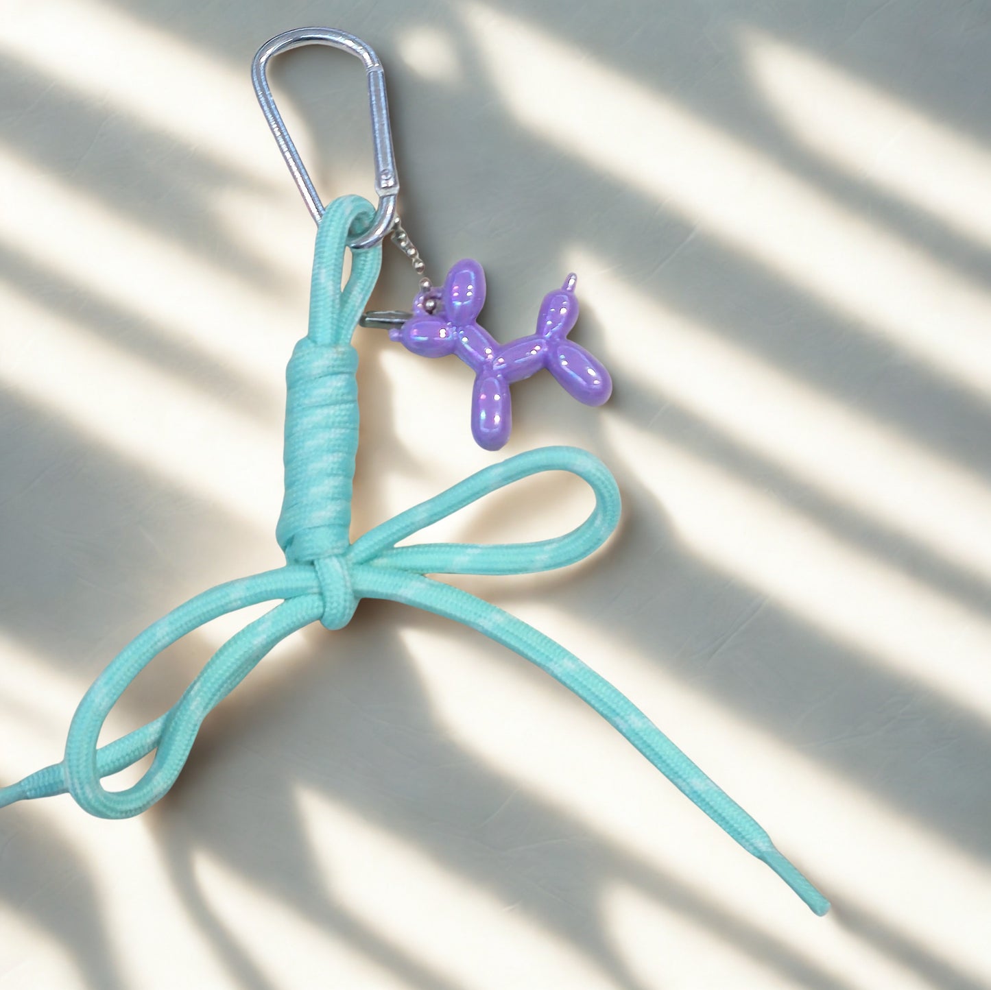Pastel Balloon Dog Bag Charm