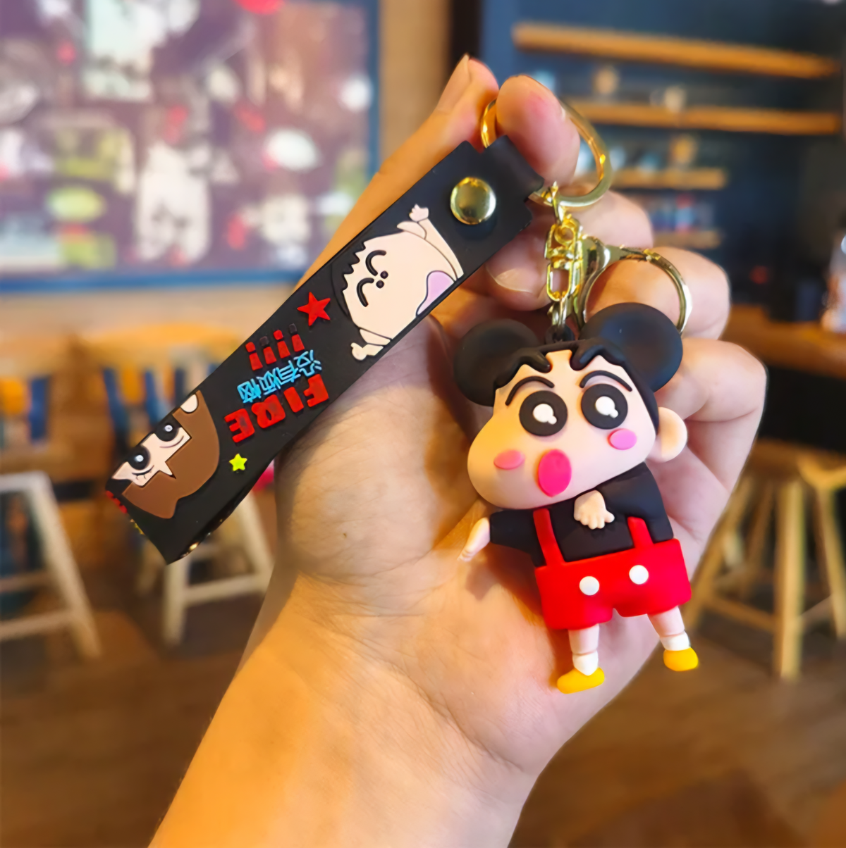Shinchan Cosplay Keychain