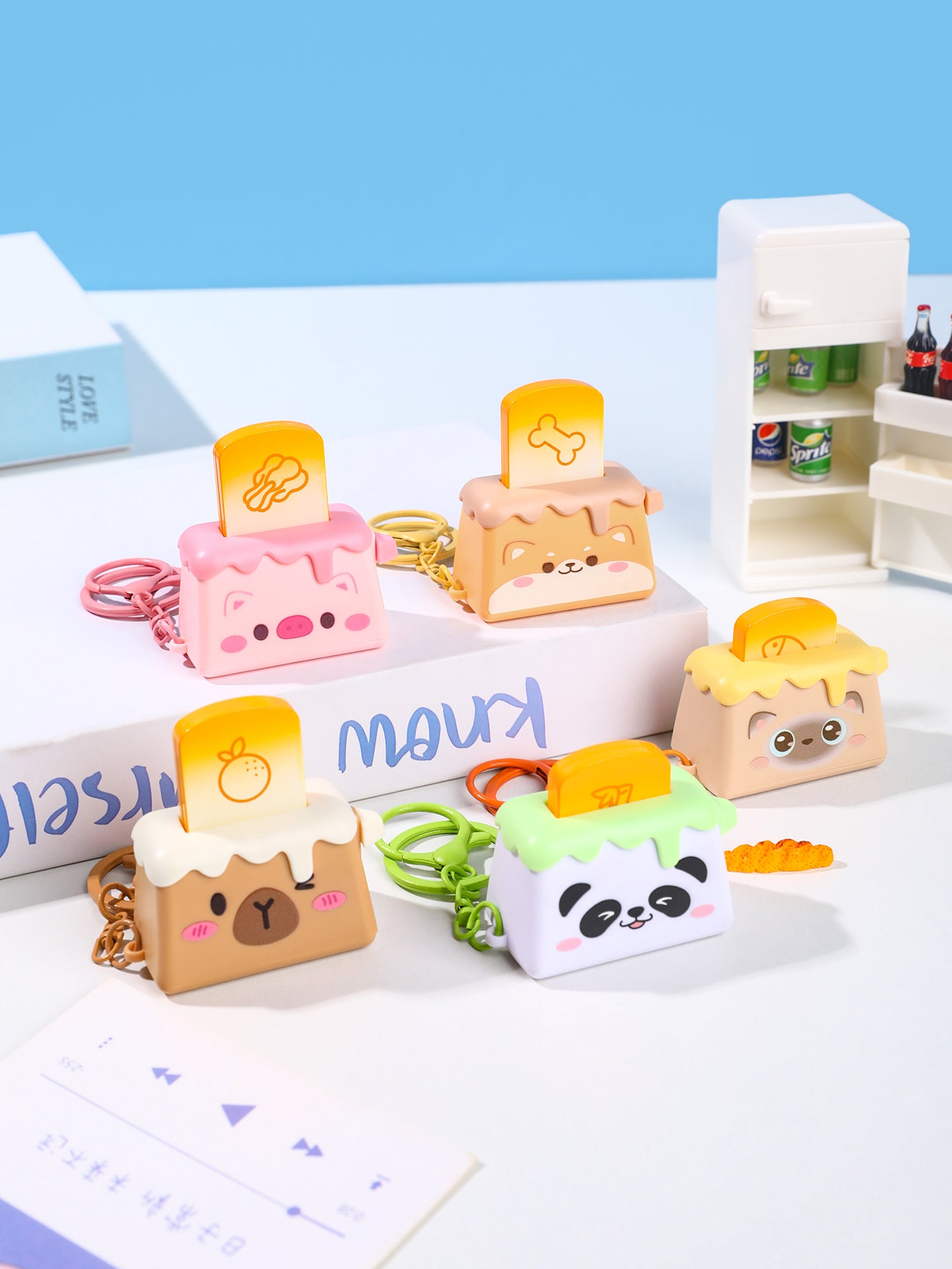 Pop-Up Toaster Keychain
