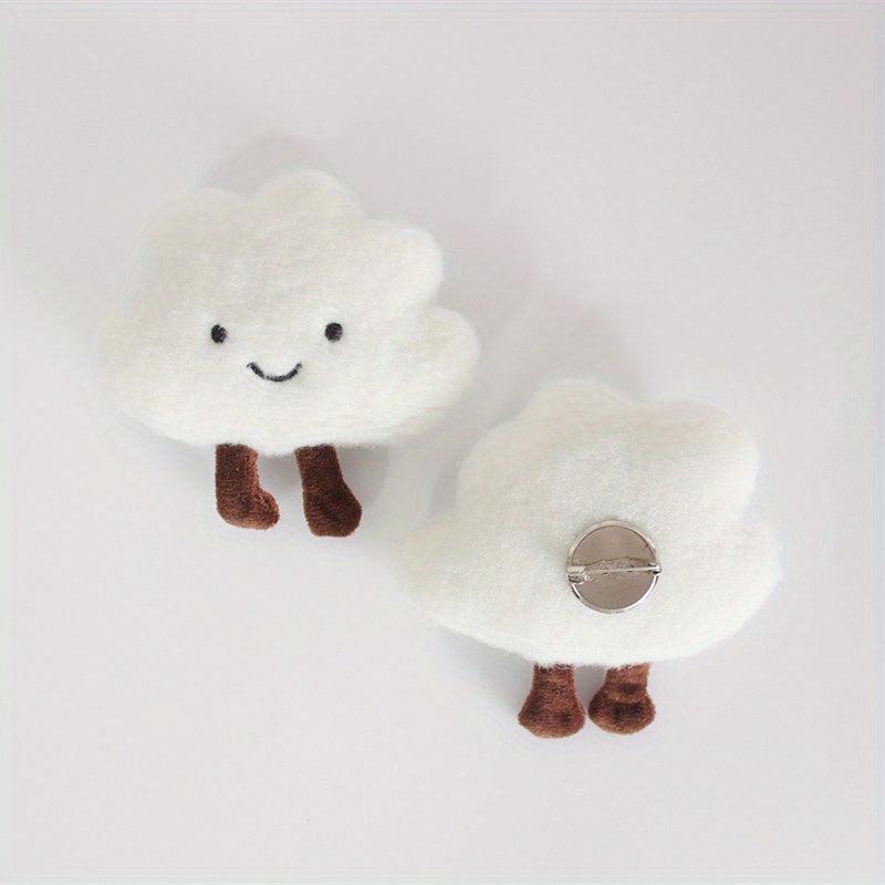 Cloud Plush Keychain / Badge