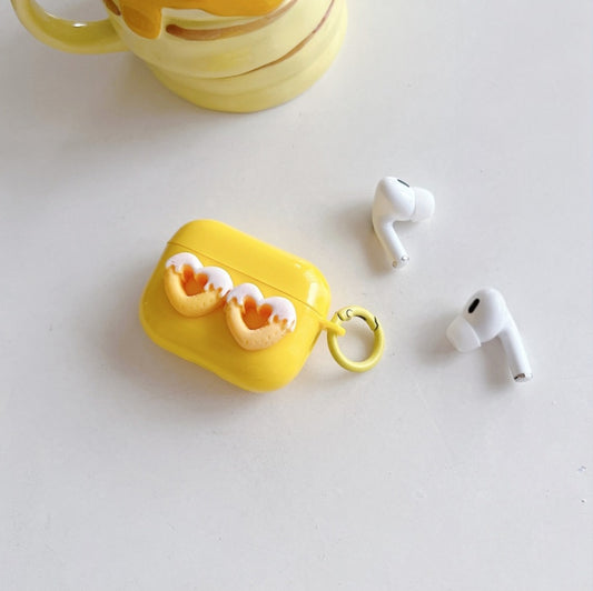 Yellow Heart Airpod Case