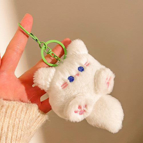 Cat Plush Charm Keychain