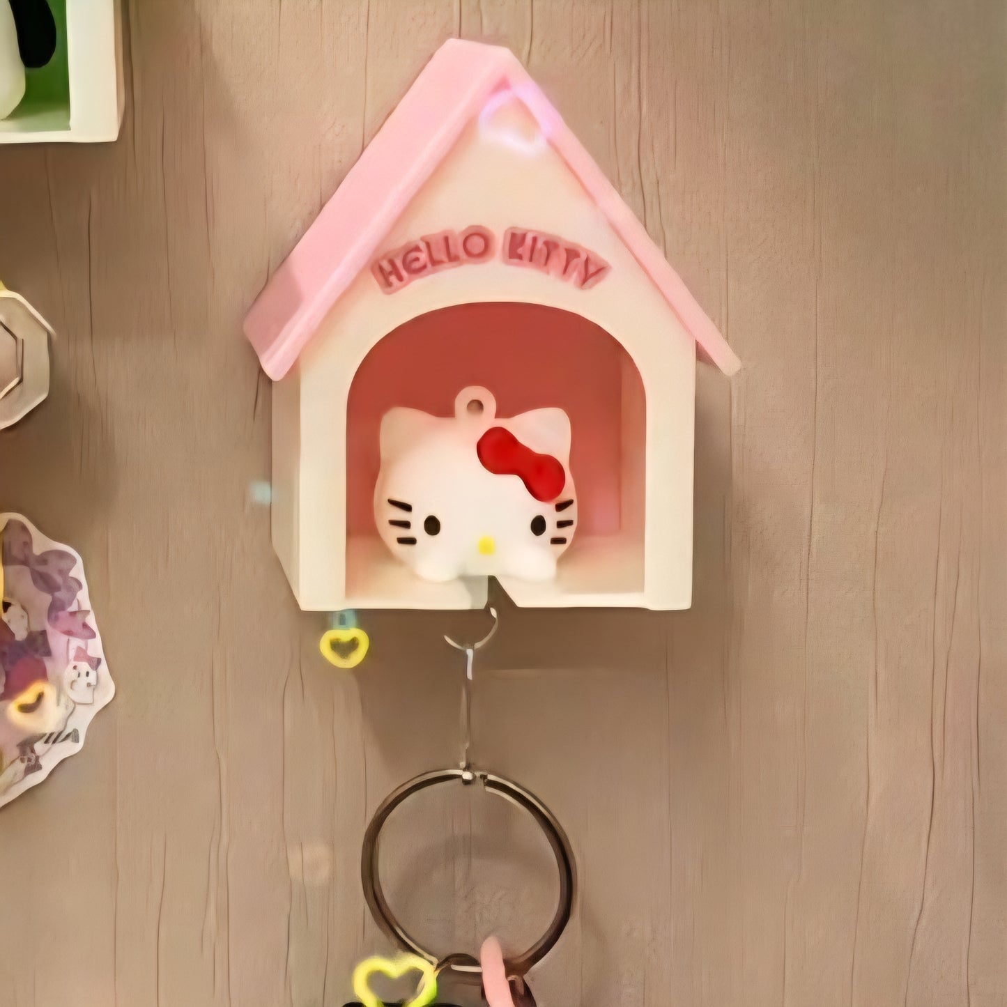 Mini House Key Holder and Keychain