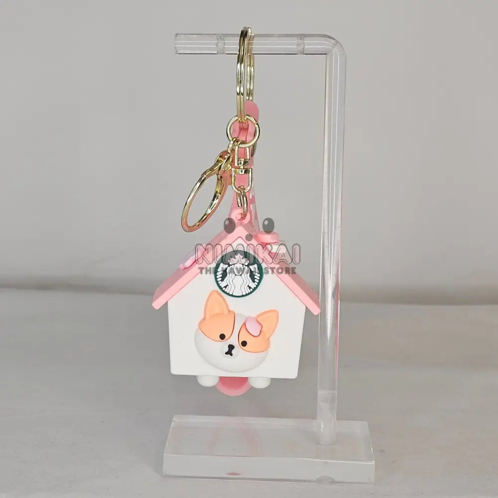 Starbucks Keychains Dog House Keychain
